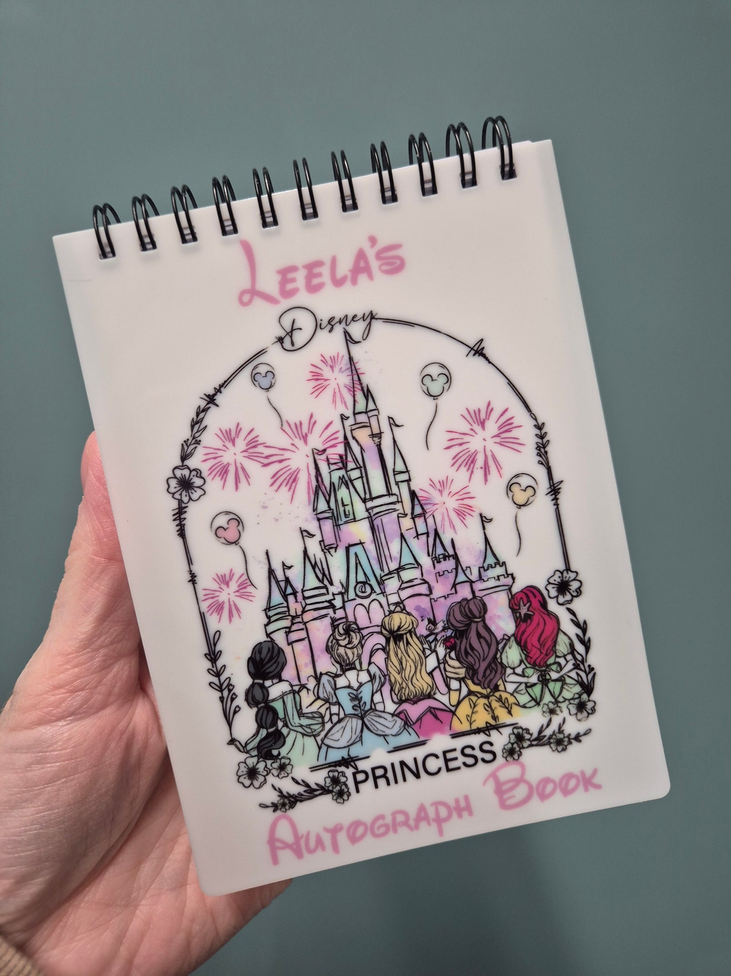 Personalised Princess Castle Autograph Book