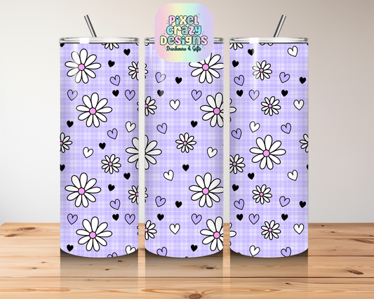 Pastel Flowers 15oz & 20oz Tumbler