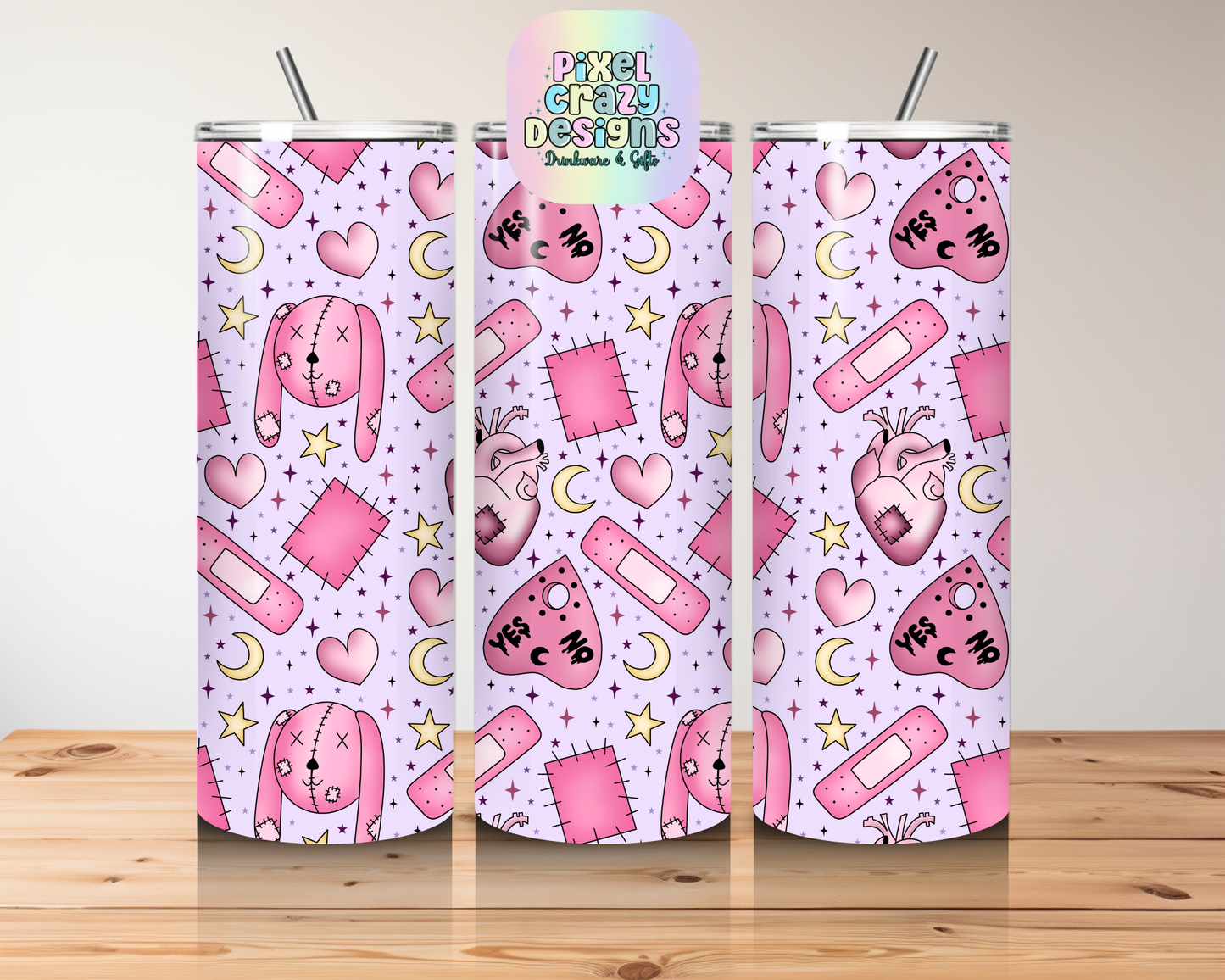 Pastel Bunny 15oz & 20oz Tumbler