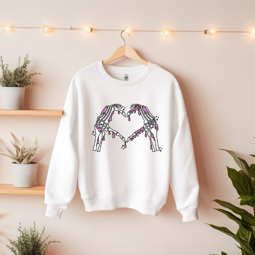 Skeleton Heart Sweatshirt