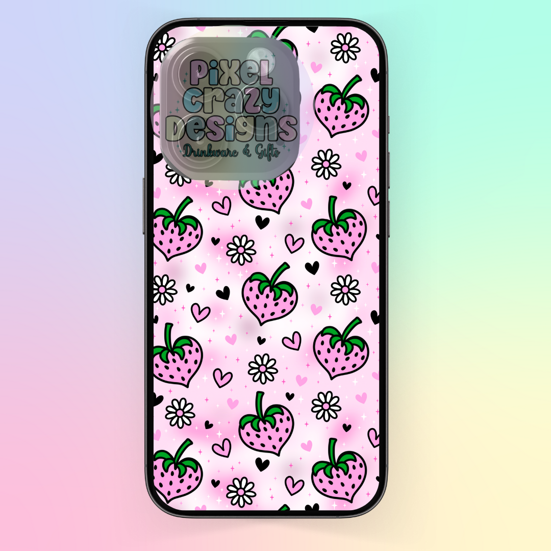 Strawberry Hearts Phone Case