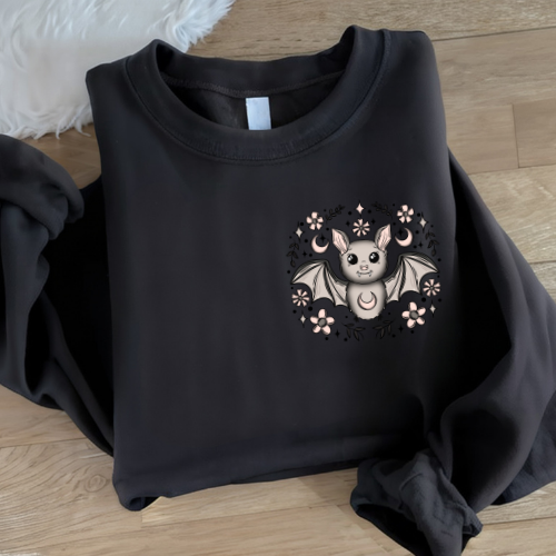 Floral Bat Sweatshirt