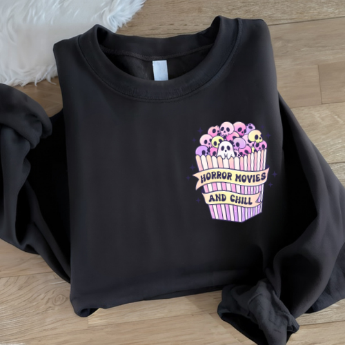 Horror Movies & Chill Sweatshirt