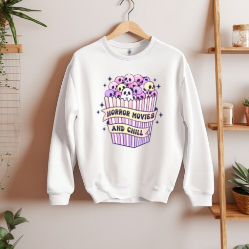 Horror Movies & Chill Sweatshirt