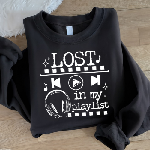 Lost In My Playlist Sweatshirt