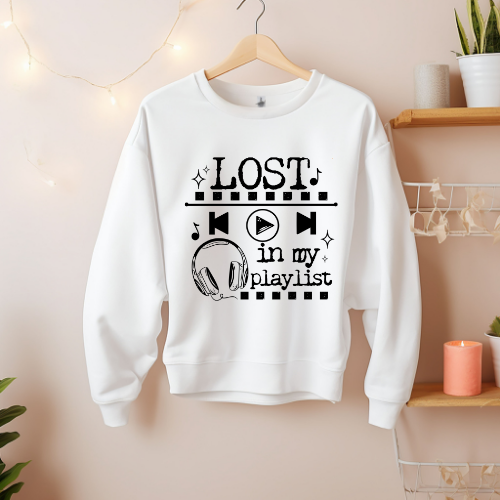 Lost In My Playlist Sweatshirt