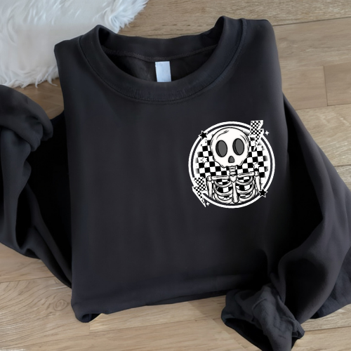 Checkered Skeleton Sweatshirt