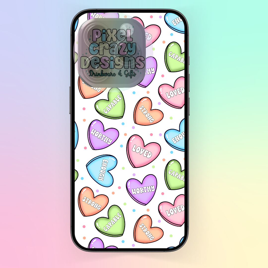 Self Love Hearts Phone Case