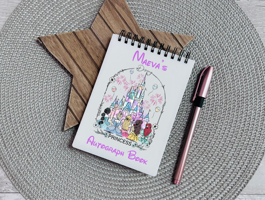 Personalised Princess Castle Autograph Book