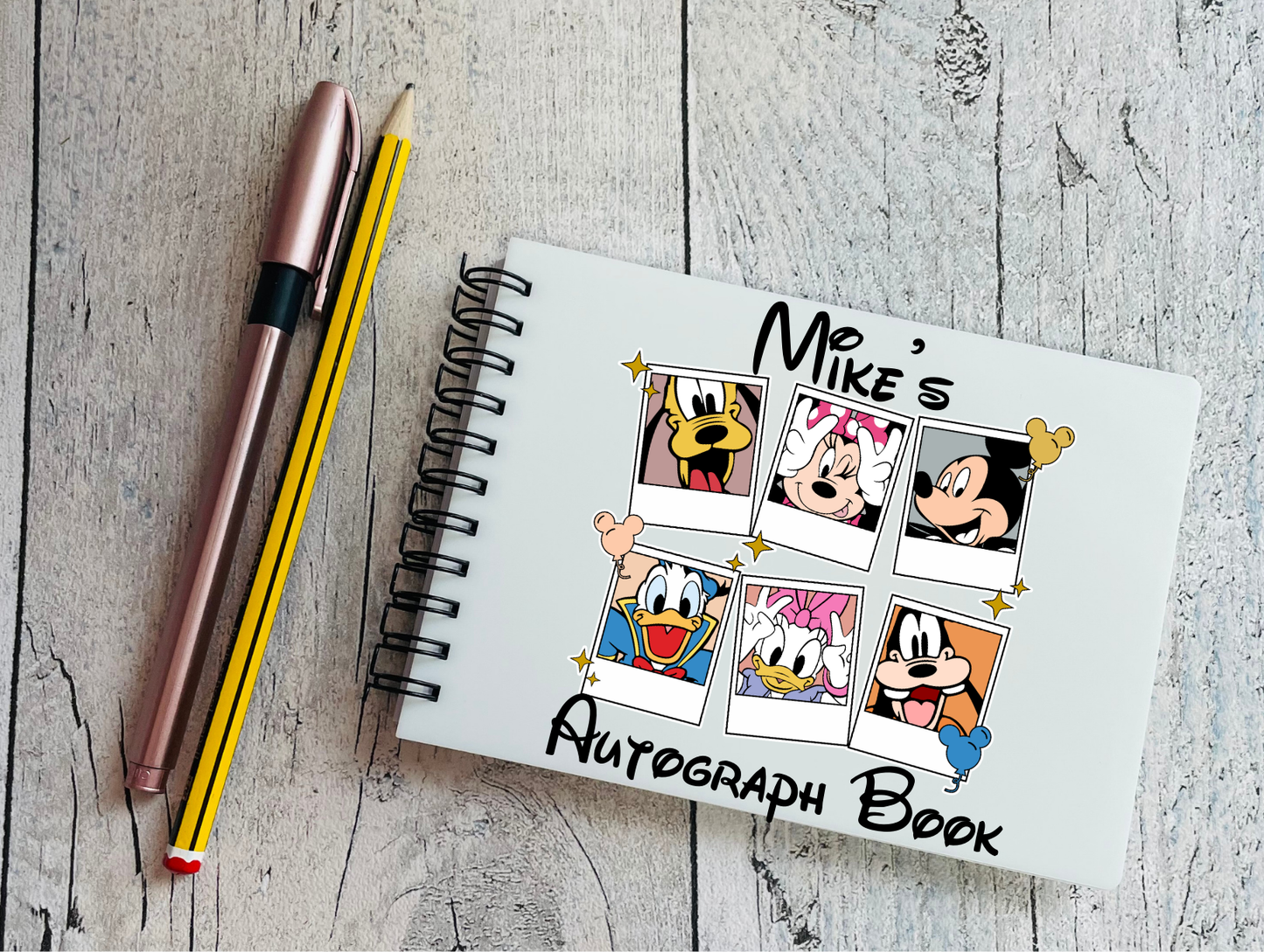 Personalised Photo Friends Autograph Book