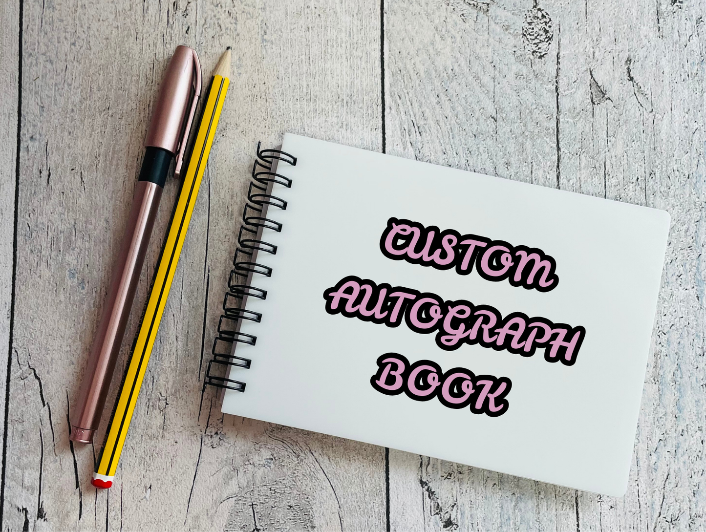 Custom Autograph Book