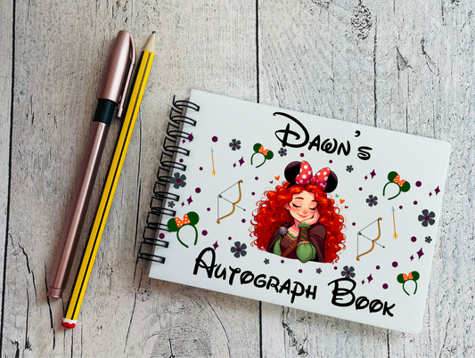 Personalised Merida Autograph Book