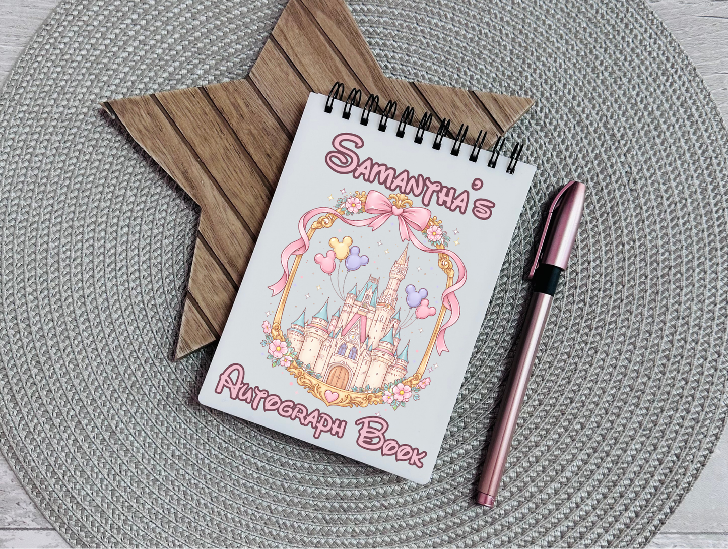 Personalised Framed Castle Autograph Book