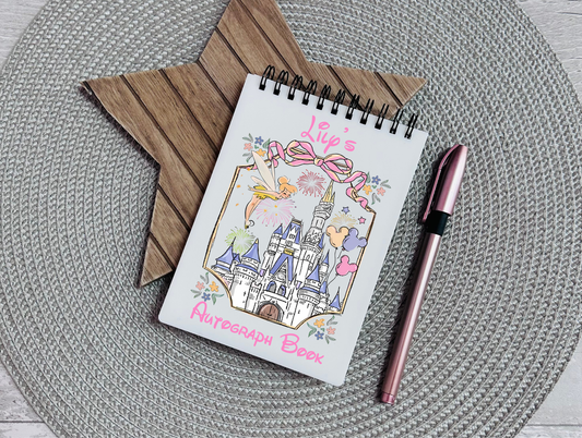 Personalised Fairy Castle Autograph Book