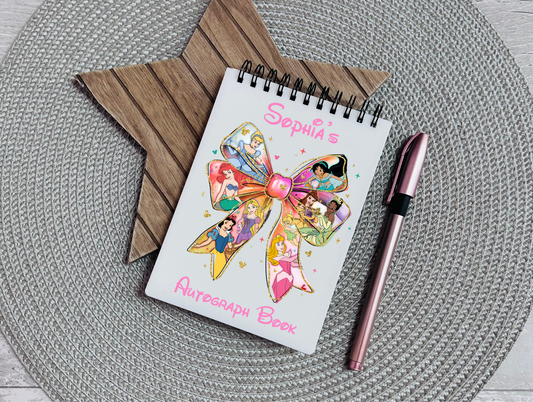 Personalised Bow Autograph Book