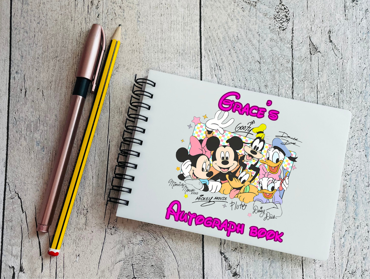 Personalised Friends Autograph Book