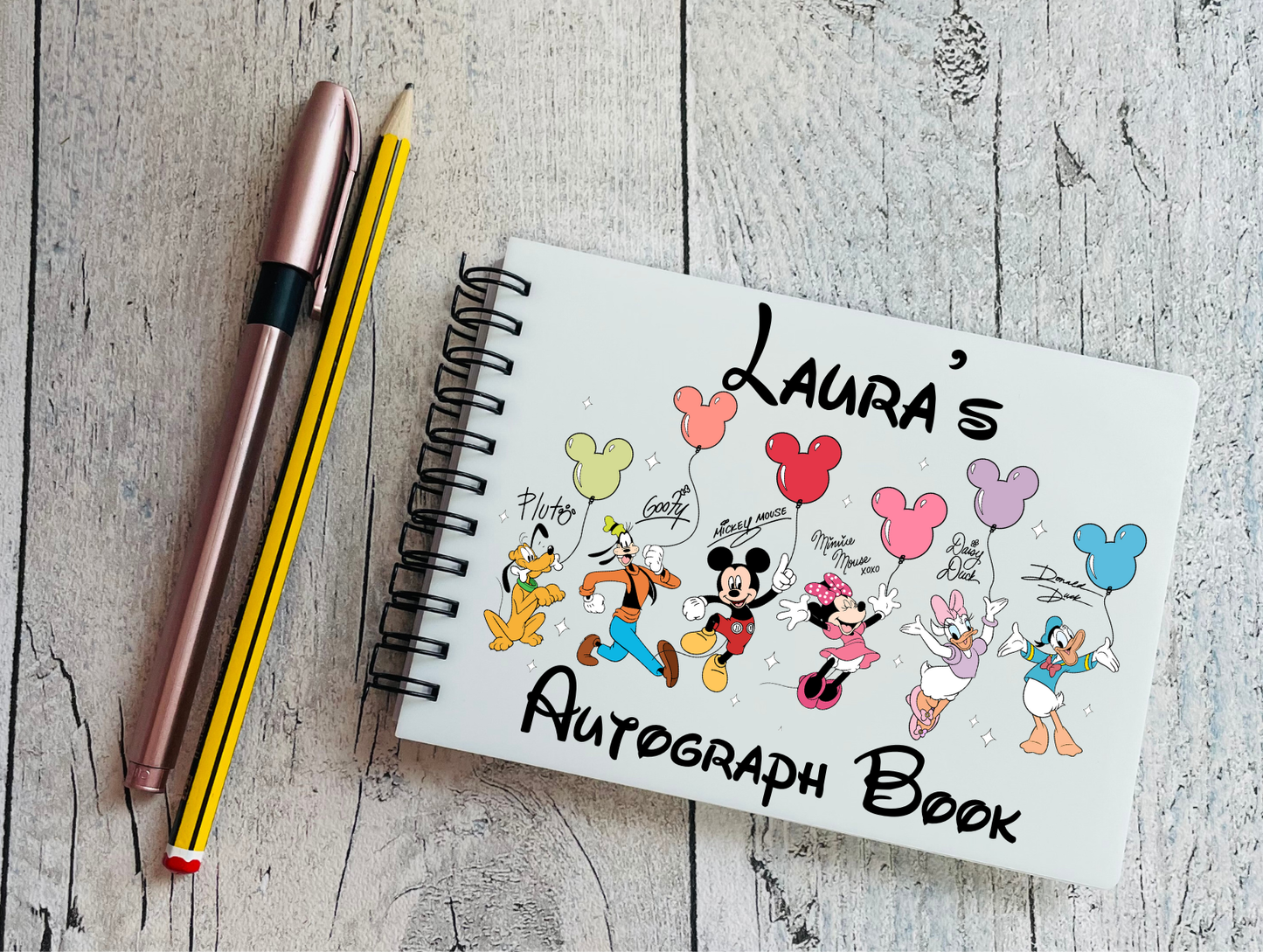 Personalised Signatures Autograph Book