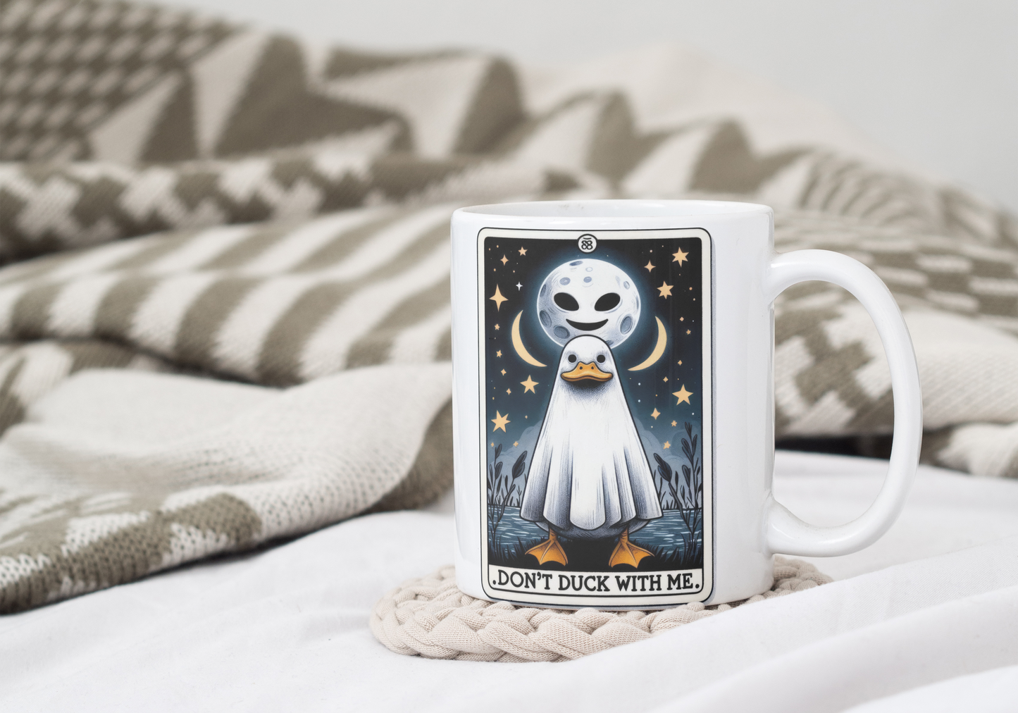 Halloween Ghost Tarot Card Mugs